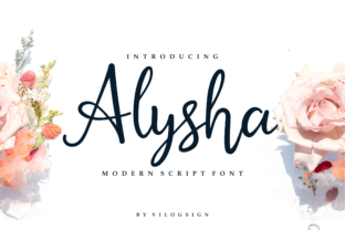 Alysha: A Handwritten Font for Elegant Design