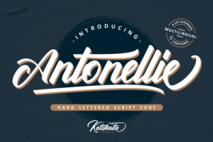 Antonellie: A Bold Script for Modern Design