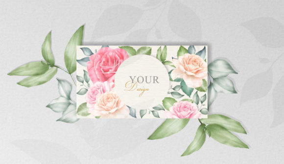 Beautiful Floral Business Cards Template for Creative Professionals