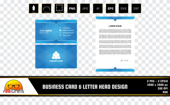 Business Card with Blue Crystal Design: A Modern Touch for Professional Communication