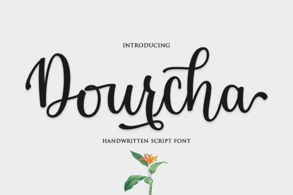 Dourcha: A Modern Script Font for Creative Expression