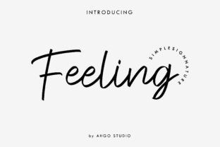 Feeling Signature: A Handwritten Font for Modern Design Needs