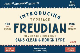 Freudian: A Vintage Typeface with Timeless Appeal