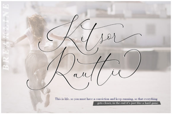 Kitsor Rauttie: A Signature Font for Elegant Designs