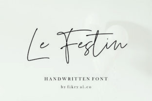 Le Festiin: A Handwritten Font for Creative Expression