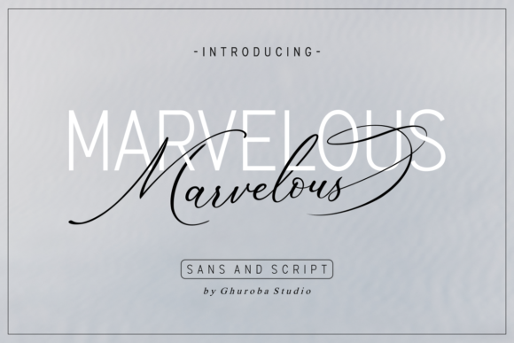 Marvelous Duo: A Perfect Blend of Elegance and Modernity in Typography