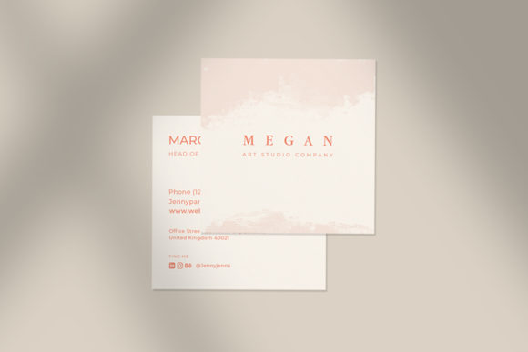 Megan Business Card: A Stylish and Professional Solution for Your Brand
