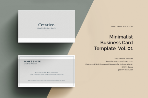 Minimalist Business Card Vol. 01: A Modern Approach to Professional Identity