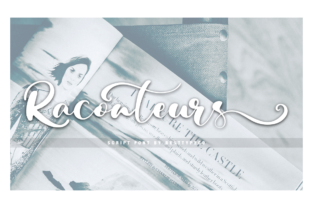 Raconteurs: Elegant Calligraphy for Luxurious Designs