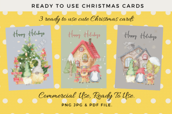 Ready to Use Cute Christmas Cards: A Time-Saving and Versatile Solution for Holiday Greetings