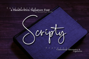 Scripty: A Handwritten Signature Font