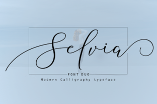 Selvia Duo: Elegant Handwritten Font for Creative Projects