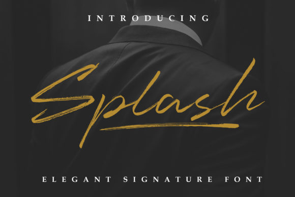 Splash: A Script Font for Elegant Design