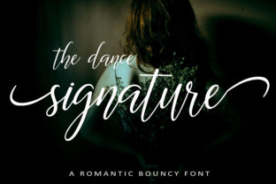The Dance Signature: A Handwritten Script for Elegant Designs