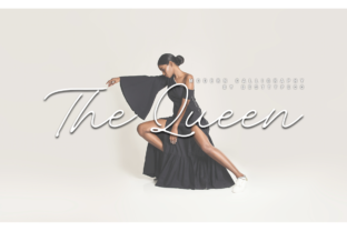 The Queen: A Fresh Handmade Calligraphy Font for Creative Expression